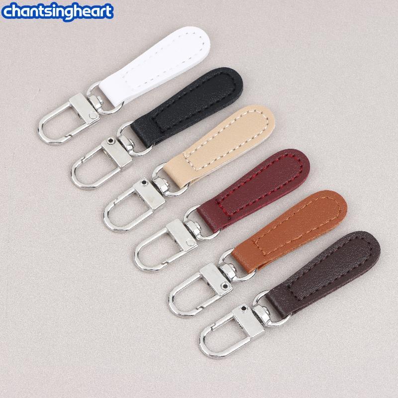 CHANT 4 Peças De Substituição De Zíper De Couro PU , Prendedores De Abas Para Bolsas De Bagagem Bapas