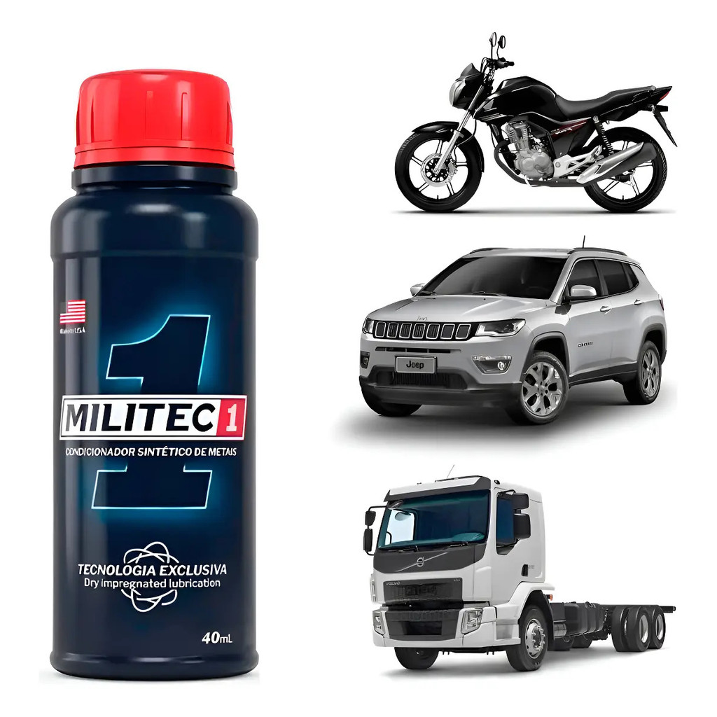 Militec 1 Motor Estacionário Proteção Durabilidade - - Produto 100% Original - Vendedor Loja Oficial