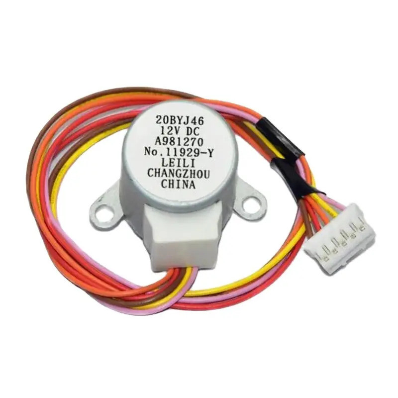 20BYJ46 12V DC Novo Motor de Passo Síncrono Original com Hélice Oscilante para Ar Condicionado Panasonic
