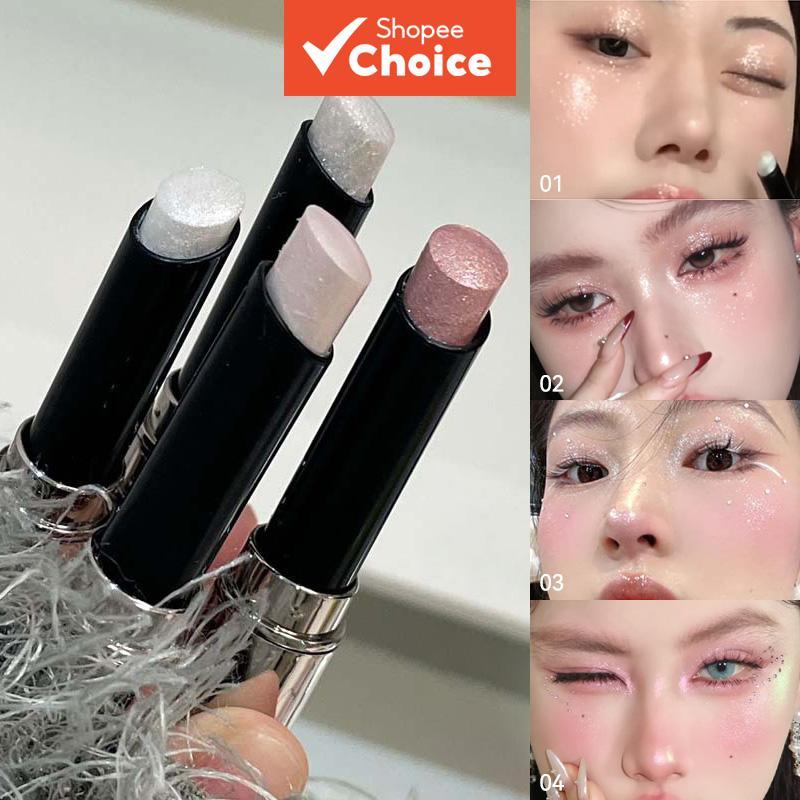 Bastão de Gel Iluminador Diamond Glow, Delineador Brilhante, Bastão de Olhos com Acabamento Brilhante e Duradouro