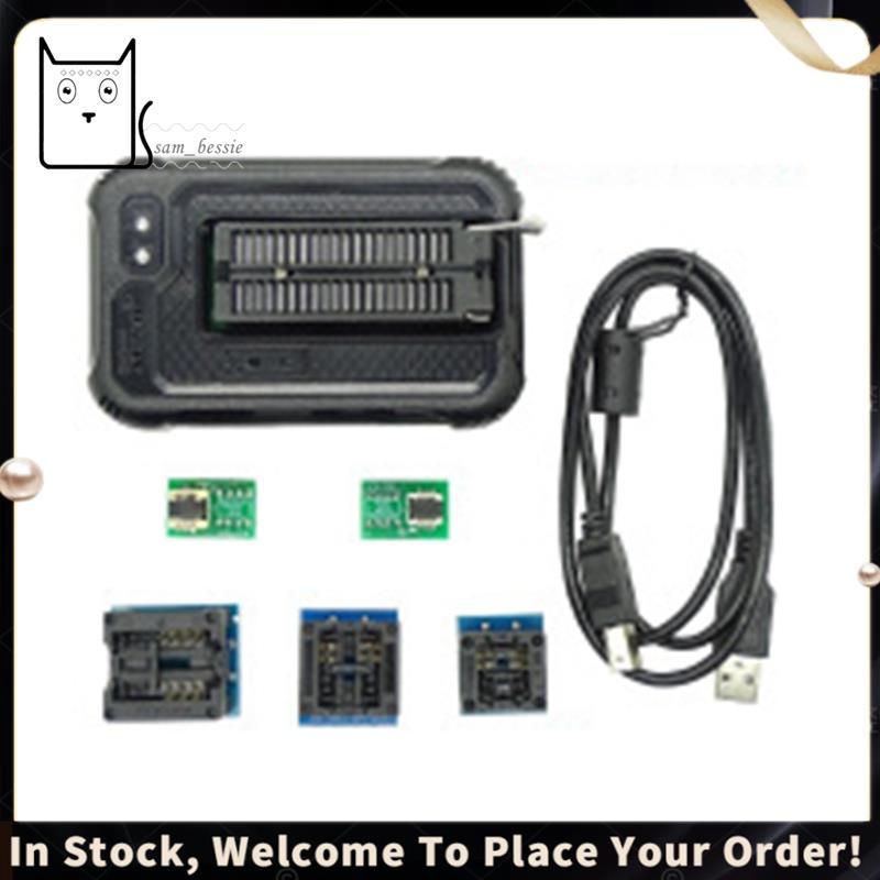 Para T48 TL866II-3G USB Kit Programador Universal 17386 + IC SPI Flash NAND EEPROM MCU PIC AVR Com 5 Adaptadores
