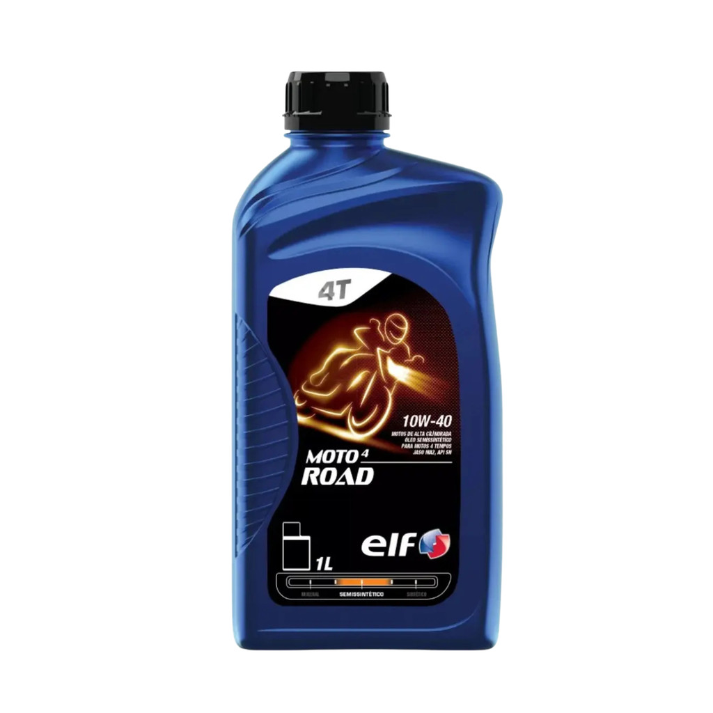 Kit 3x Óleo Motor 10W40 MOTO 4 ROAD ELF Semissintético — imagem 2 de 2