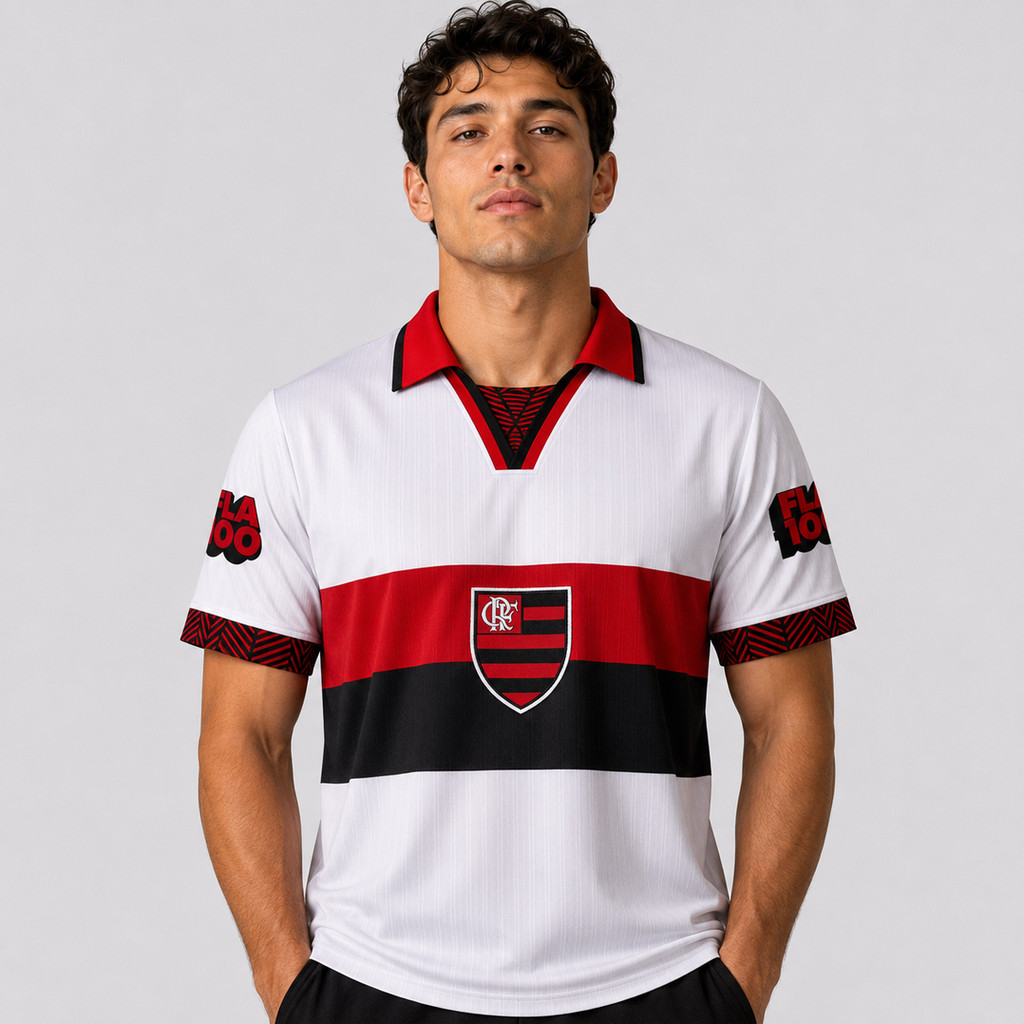 Camisa Flamengo Retro 1995 Away Branca