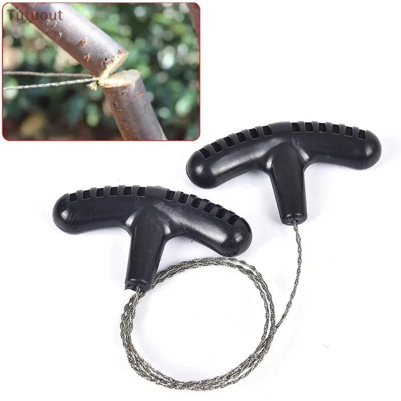 TUTU Manual Mão Corda De Aço Motosserra Prático Portátil Engrenagem Sobrevivência Emergência Kits Fio Ferramentas Viagem
