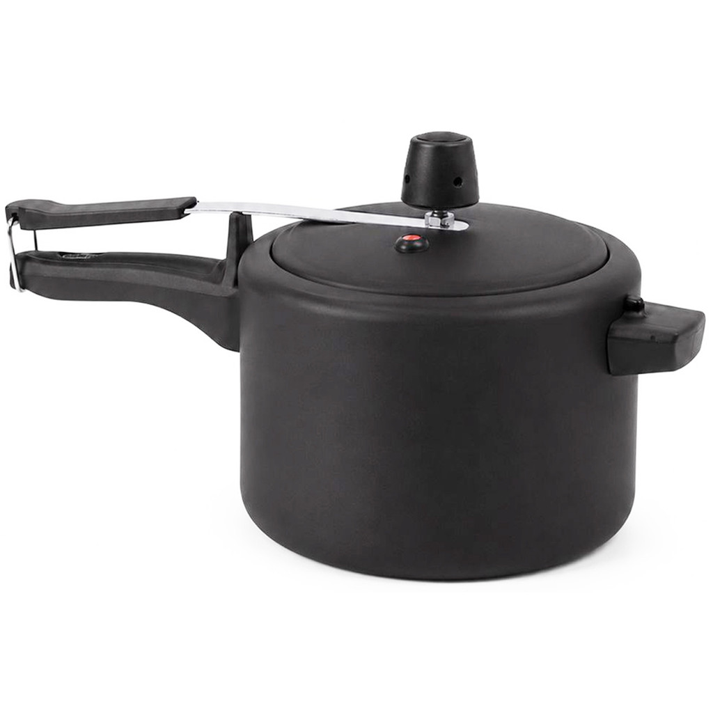 Panela de Pressão 4,5 L Brinox Ceramic Life Vapt Antiaderente 20cm Preta
