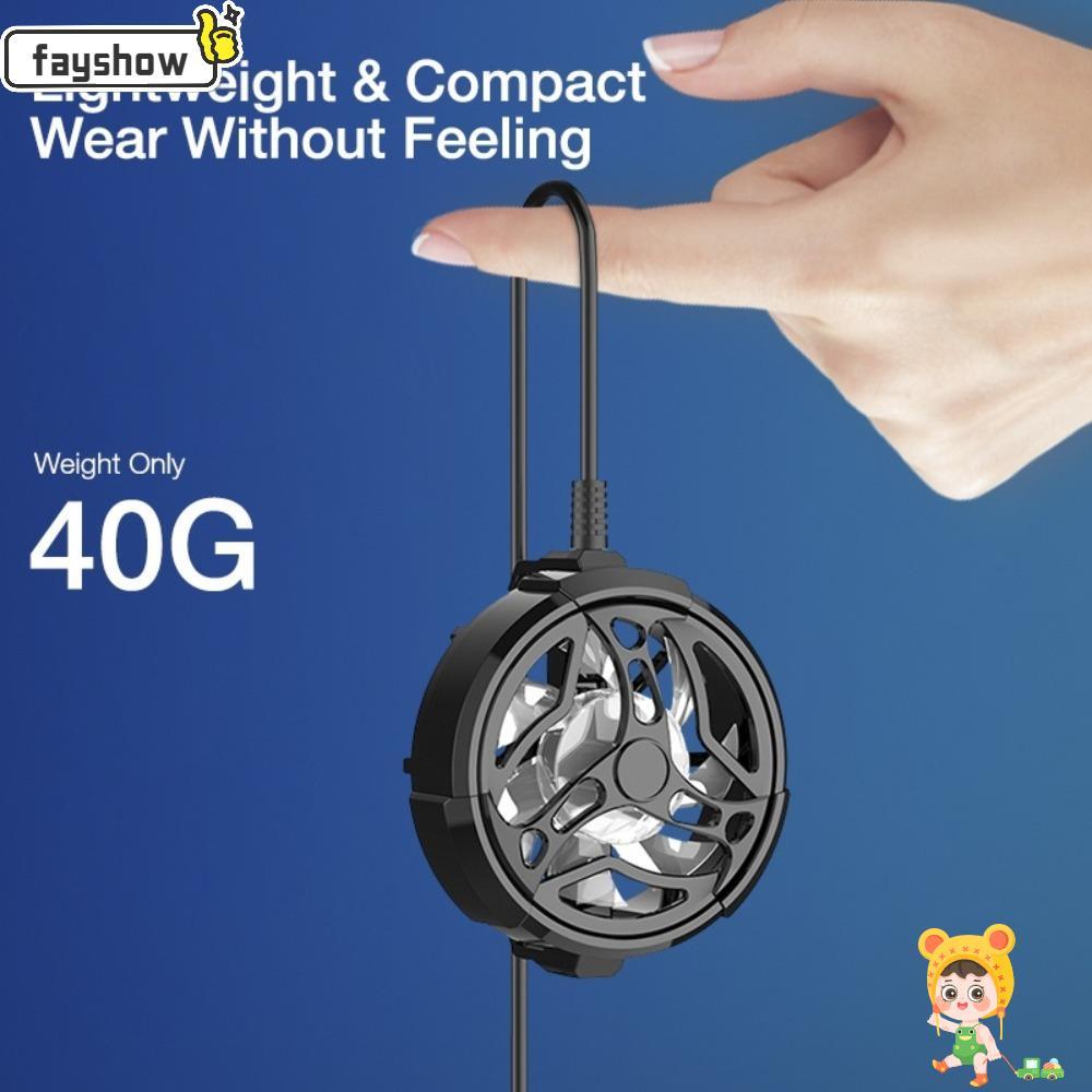 Dissipador De Calor Para Celular FAYSHOW , Ventilador De Resfriamento De Telefone Turbo Hurricane ABS + PC , Radiador US