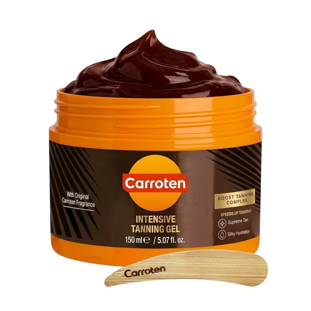 Gel Intensificador de Bronzeado Carroten |   Acelerador de Bronzeado Browning |   Não Oleoso, Resistente à Água com Óleo