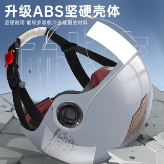 Capacete de veículo elétrico de verão 3C certificado meio capacete feminino quatro estações capacete de segurança Univer