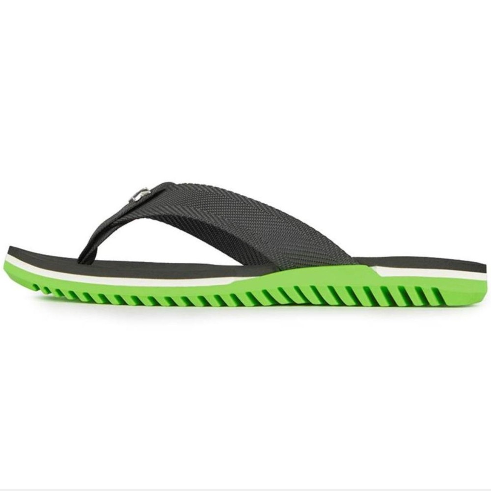 Chinelo Kenner Nk6 Pro Masculino - Preto e Verde Claro