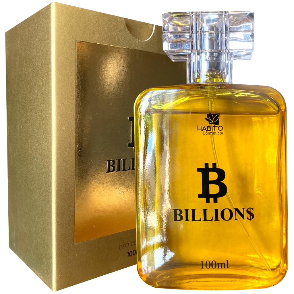 DEO COLÔNIA MASCULINO BILLIONS HÁBITO COSMÉTICOS