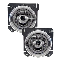 Par Farol VW Constellation 2006 a 2022 H4 Drl Led Iluminação De Caminhão 24250 24280 19330 19320