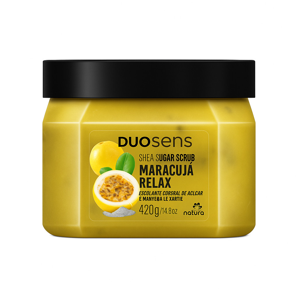 Esfoliante Duosens Cia Da Natureza Maracuja Relax 420G