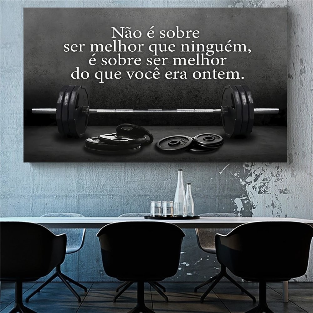 Quadro Decorativo GRANDE Alta Resolução Para Sala Quarto Escritório Quadro Melhorar Sempre