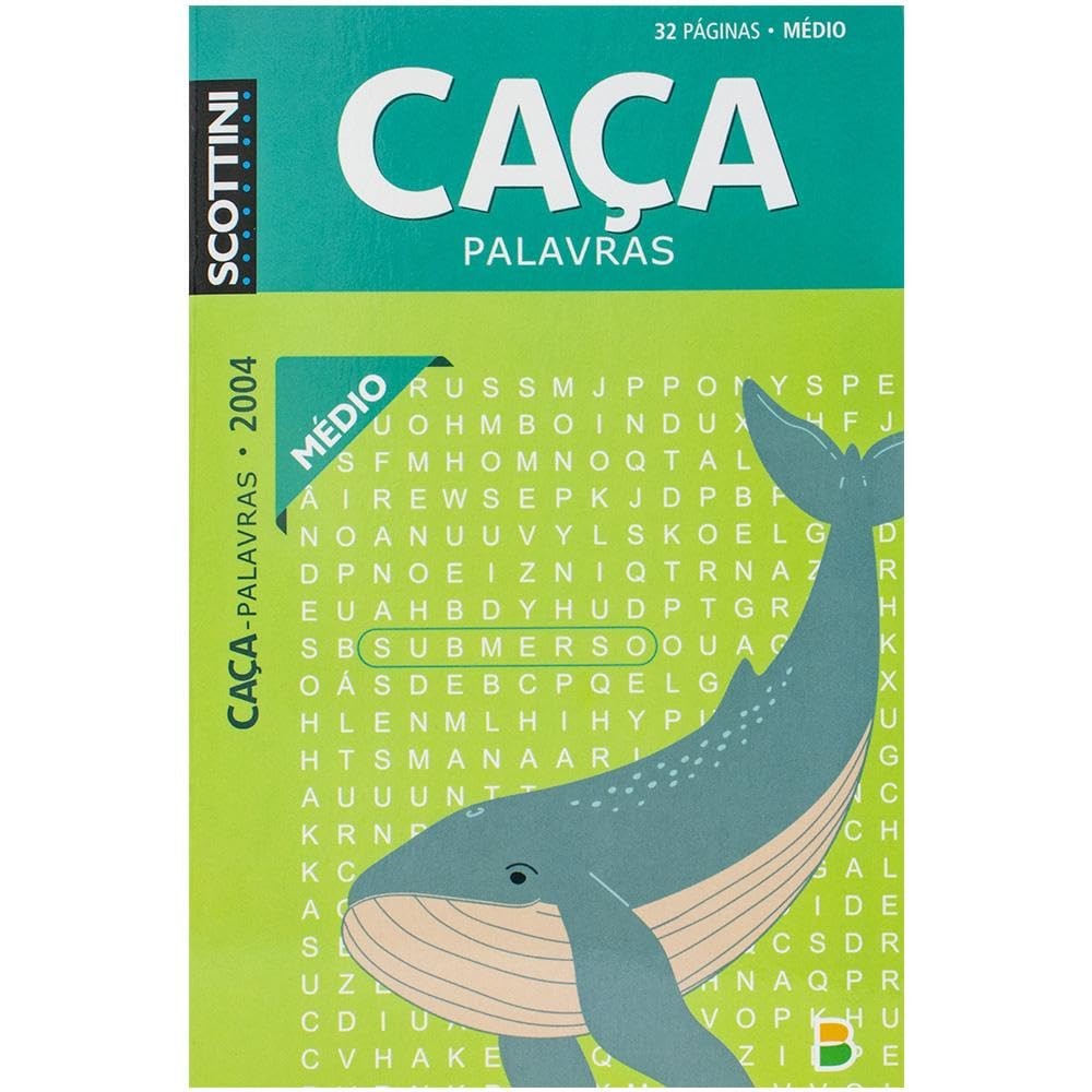 Scottini Caça-palavras com 32 pág | N.2004 | Médio em Oferta na Shopee