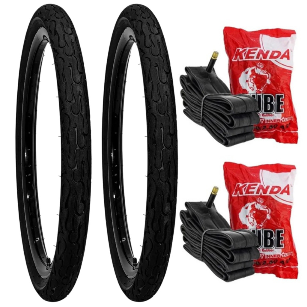 Par Pneu Paco Fire 26x2.125 Slick Balão Tipo Flame – Preto – MTB e Urbana em Oferta na Shopee