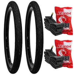 Par Pneu Paco Fire 26x2.125 Slick Balão Tipo Flame – Preto – MTB e Urbana