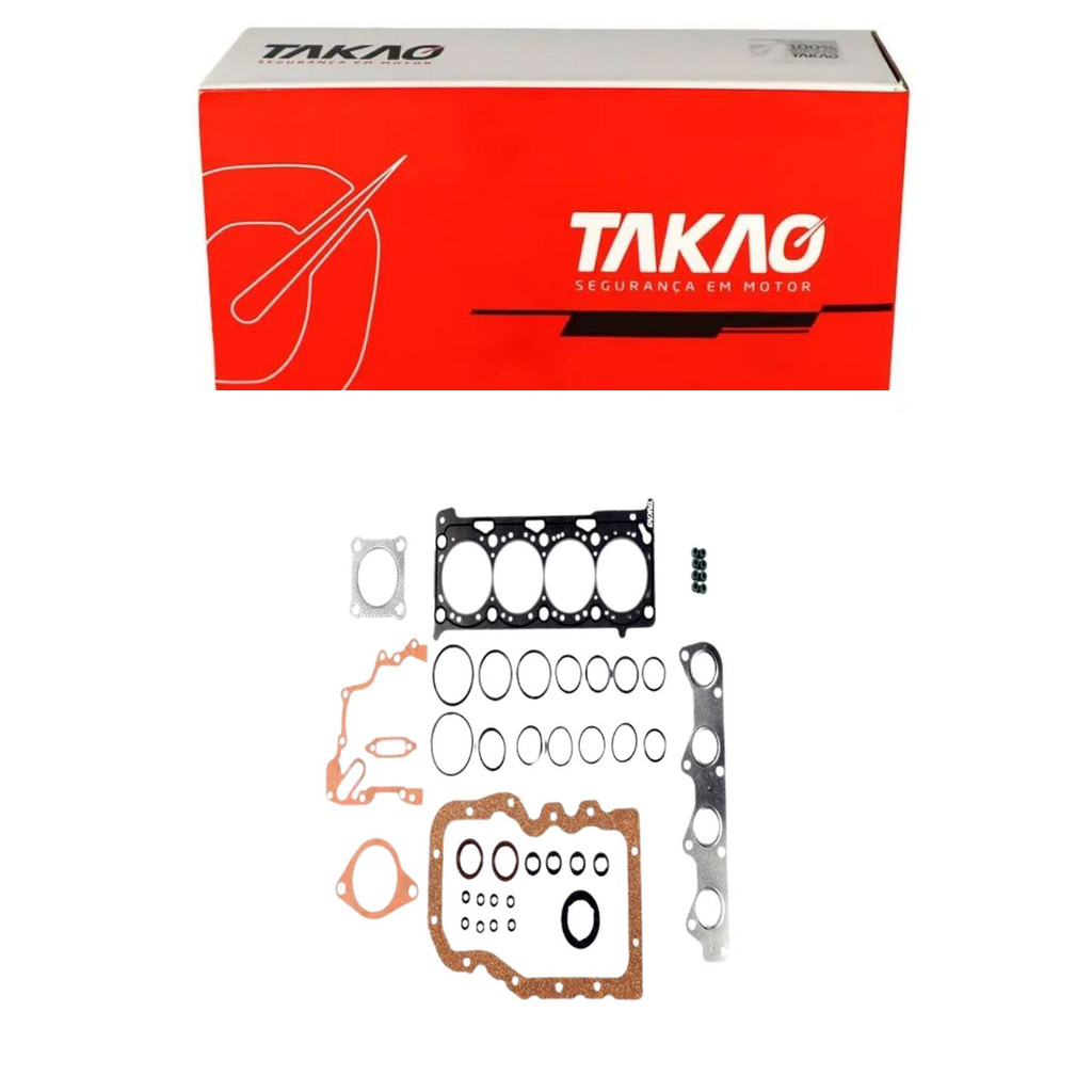 Junta Completa S/ Retentor Traseiro (Jg) Gol Power 1.6 8V 2001 A 2005 / Fox Power 1.6 8V 2001 A 2005