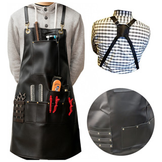 Avental Barbeiro Cabeleireiro Capa Premium Profissional em Oferta na Shopee