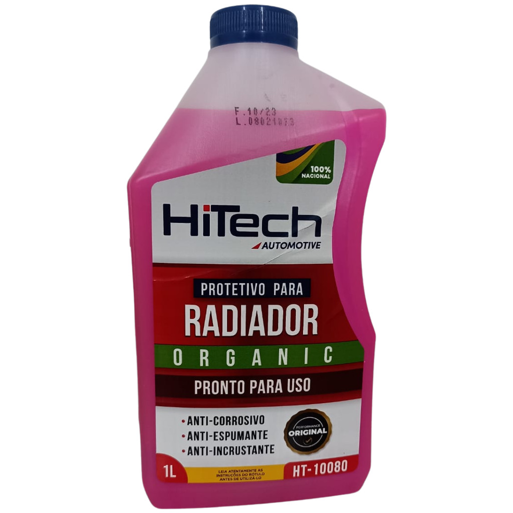 Aditivo Hitech Rosa Pronto para Uso 1L para Radiadores de Carros em Oferta na Shopee