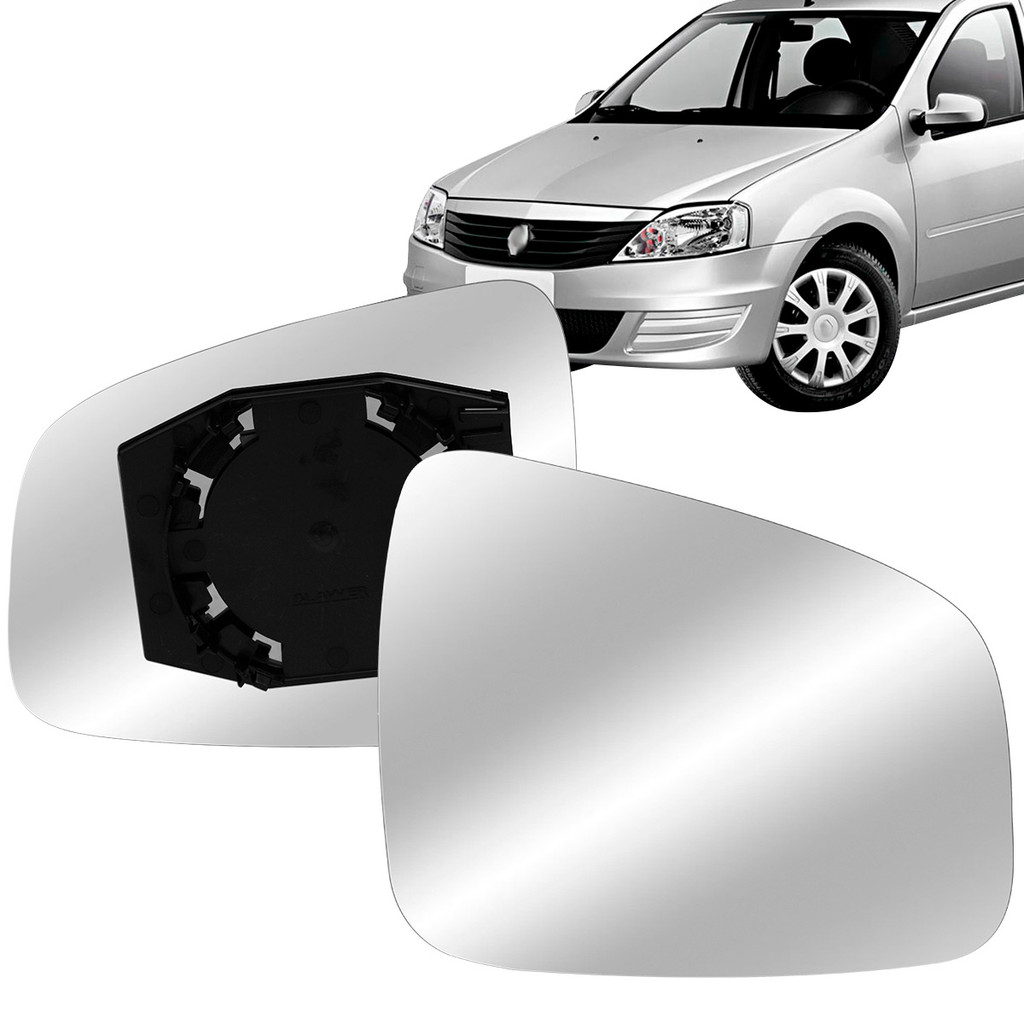 Lente Espelho Retrovisor Logan Sandero 2009 2010 2011 2012 2013 2014 em Oferta na Shopee