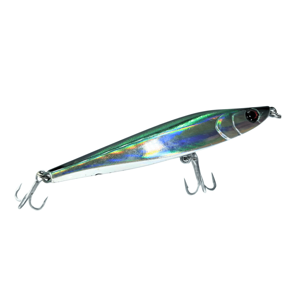 Isca Artificial Poseidon BASS SB 85S Minnow Sinking com Flashes Multicoloridos