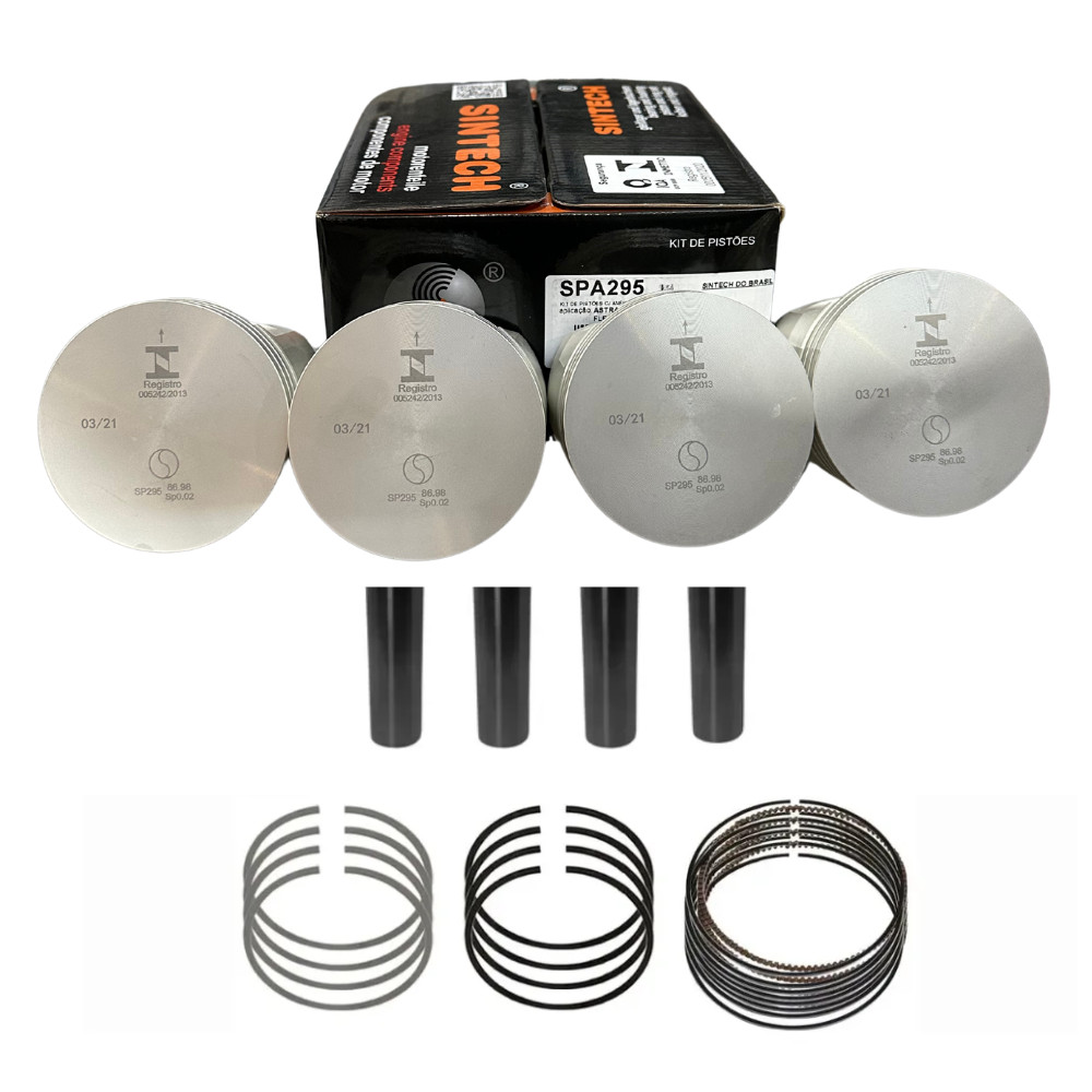 Kit Pistão Com Anel Vectra 2.0 8v Flex 2005 A 2009 (std)