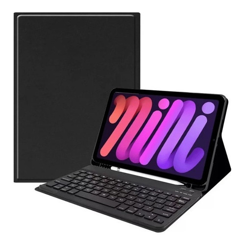 Capa Com Teclado Via Bluetooth  Recarregavel P iPad Pro 12,9
