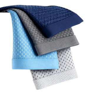 Kit 4 Cuecas Boxer Respirável Masculinas Atacado Microfuros Cueca Ice Silk Para Verão Confortável Sem Costura Visível