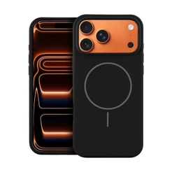 Capa case capinha para iPhone 17 Pro Max - Silicon Liquid Magsafe - Preta - Gshield