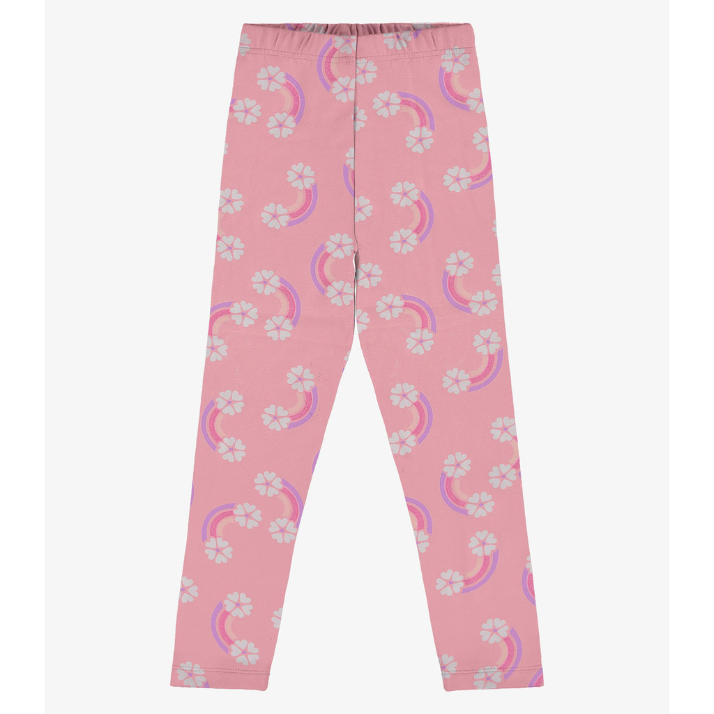 Legging Infantil Estampada Rovi Kids Rosa em Oferta na Shopee