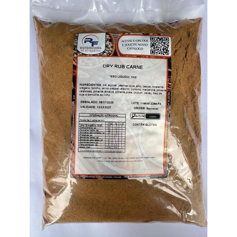 Tempero Dry Rub de Carne - 1kg