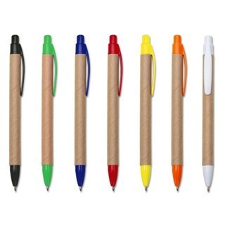 Kit 20 unidades Caneta Ecológica de Papelão
