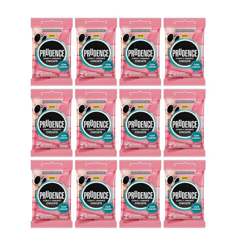 Preservativo Prudence C S Chiclete Pk[12x3sc].