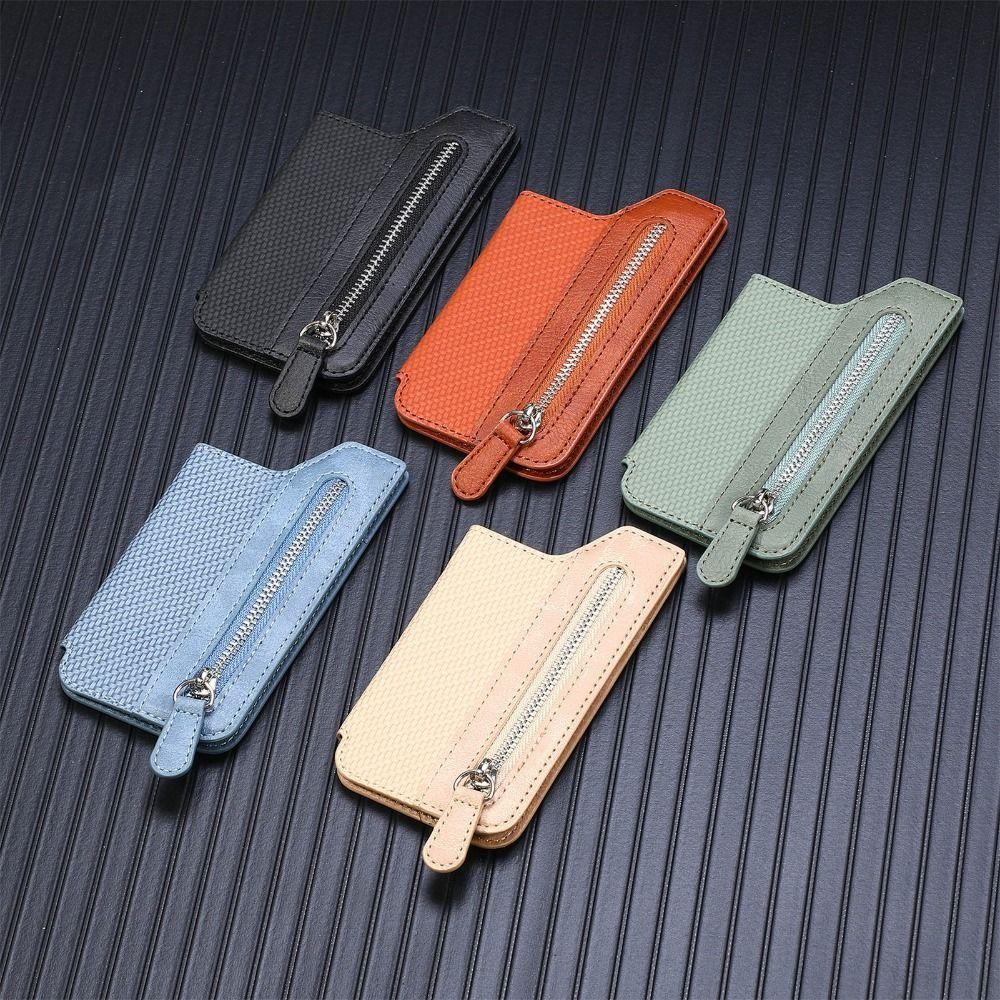 Porta-Cartões Para Telefone BOLONI Esquerda E Direita Celular Bolsa PU Leathe