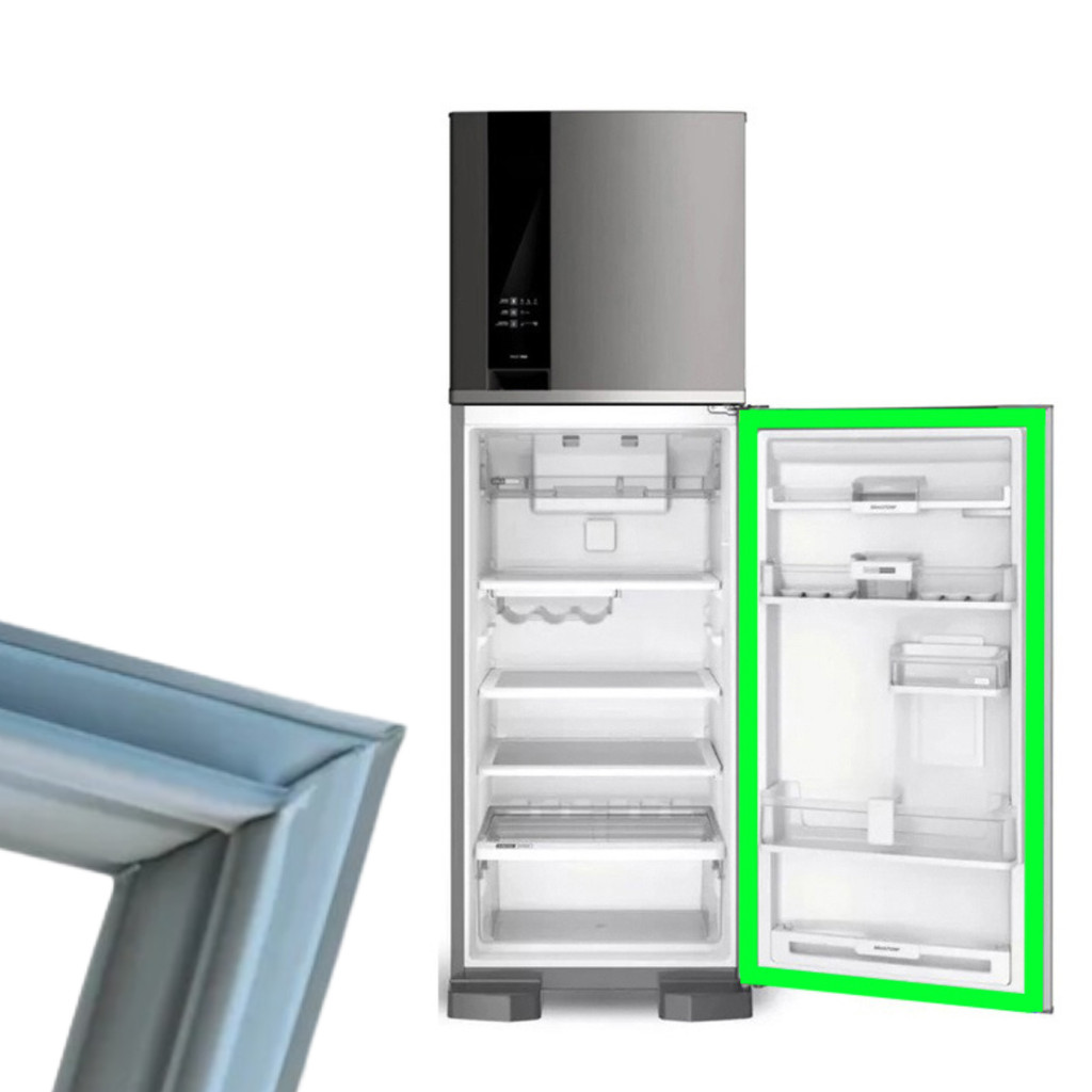Borracha Porta Inferior Menor Geladeira Para Brastemp Brd47b