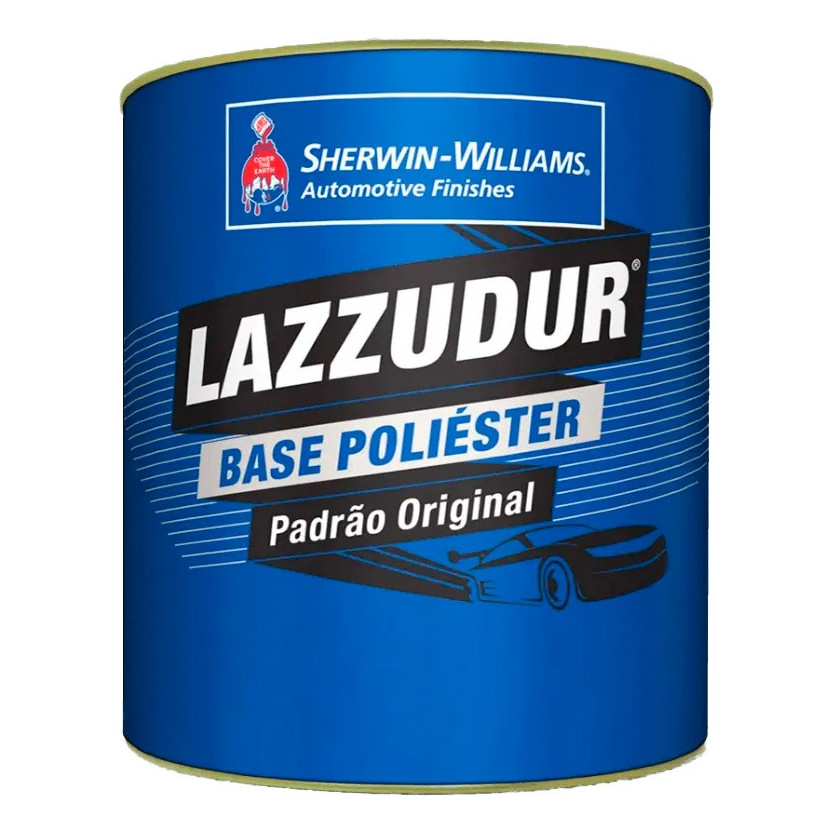 Tinta Poliéster Auto Branco Mahler Lisa Gm 900ml Lazzuril