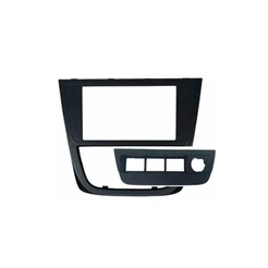 Moldura 2 Din VW G5 Gol, Saveiro, Voyage Suporte 4 Botões - Preta