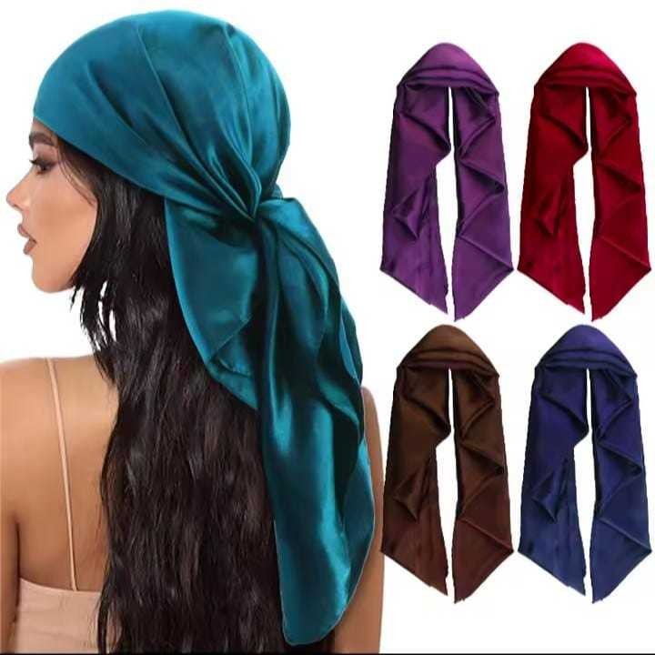 Lenço Sedoso Cabelo para Pescoço, Crespo e Cacheadas, Lisos Super Confortavél
