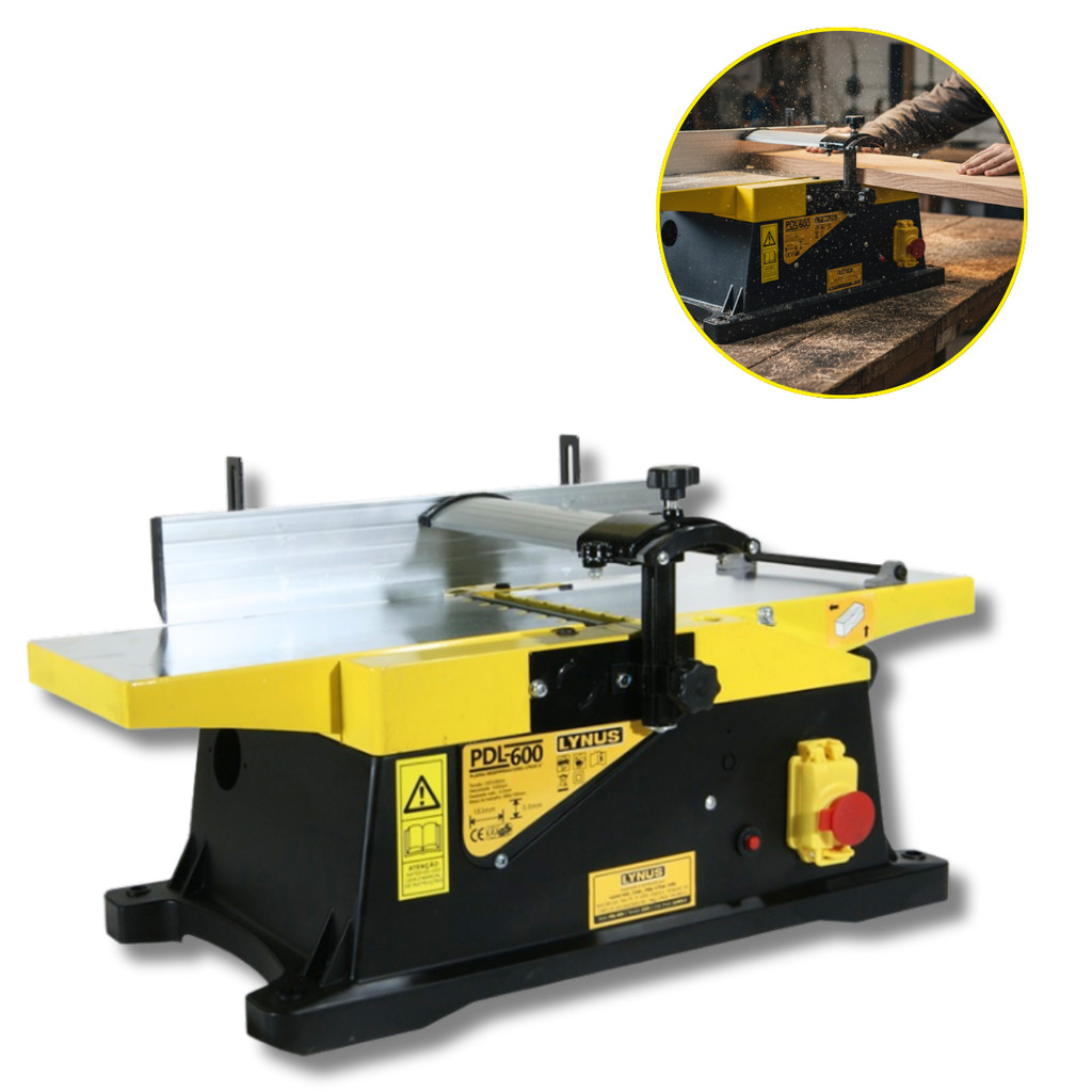 Plaina Desempenadeira 6" 1800W 220V Profissional Lynus PDL-600