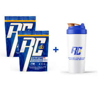 Kit 2x Creatina Refil Ronnie Coleman 100% Pura 525g +Shaker em Oferta na Shopee