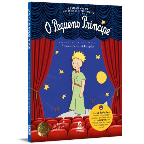 Livro Pequeno Príncipe - Livro-Teatro com Dedoches e Cenários - Livros Sorocaba