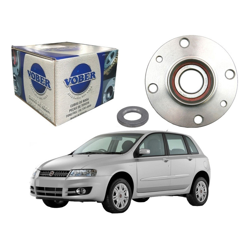 Cubo Roda Traseiro Stilo 1.8 Sem Abs 2002 A 2011