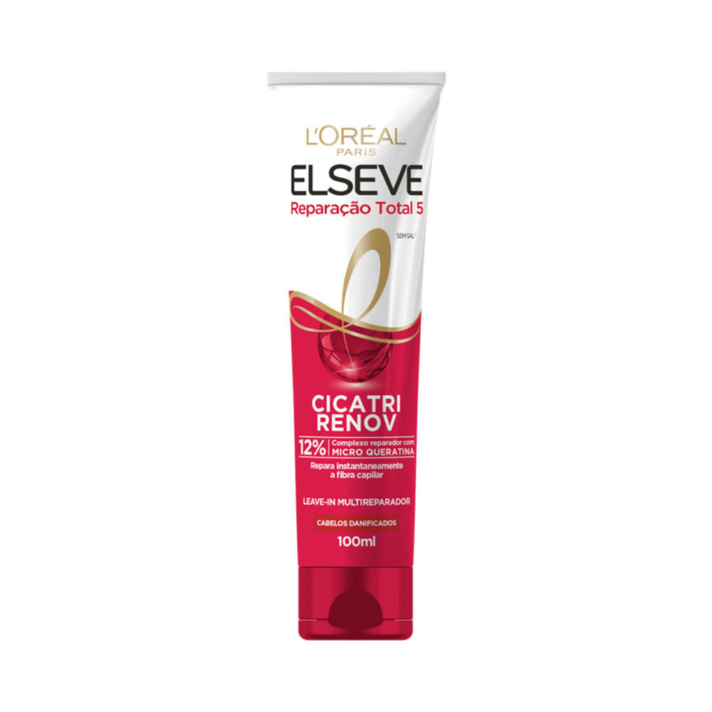 Leave-In Elseve Cicatri Renov 100ml em Oferta na Shopee