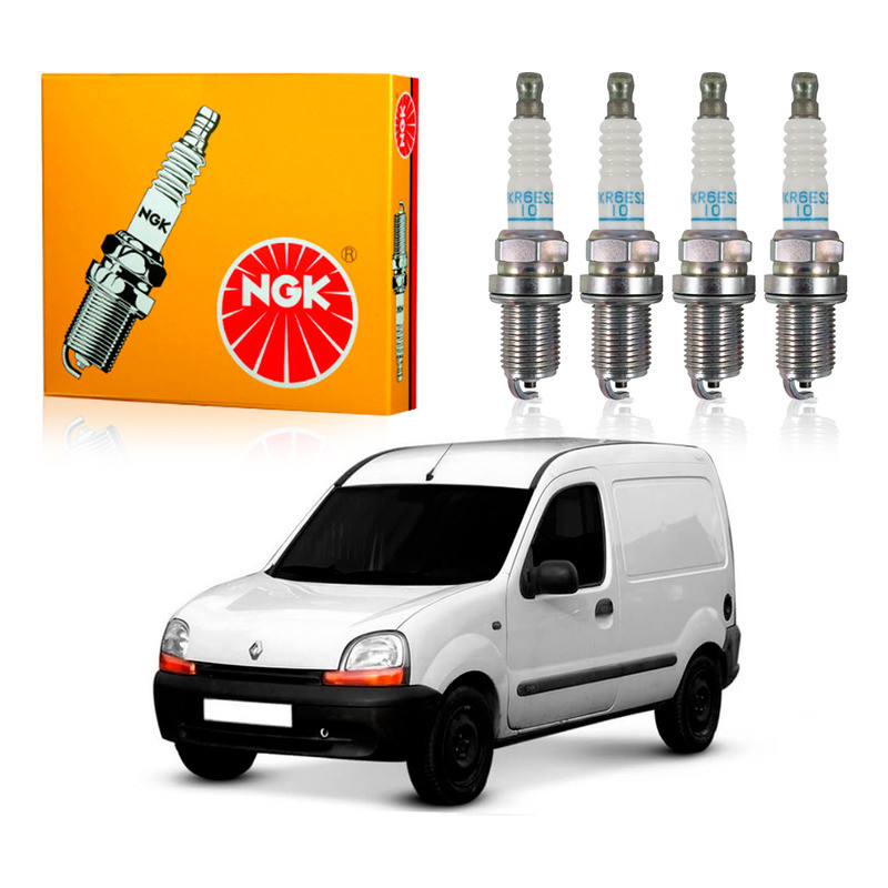 Jogo Velas Ngk Kangoo 1.6 16v 2002 A 2007 em Oferta na Shopee