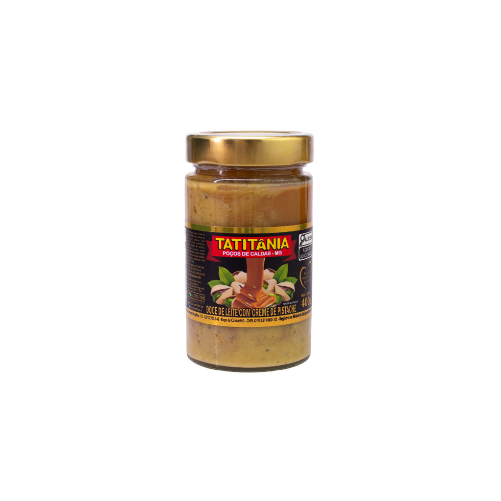 Doce De Leite Com Creme De Pistache 400gr Tatitânia Saboroso