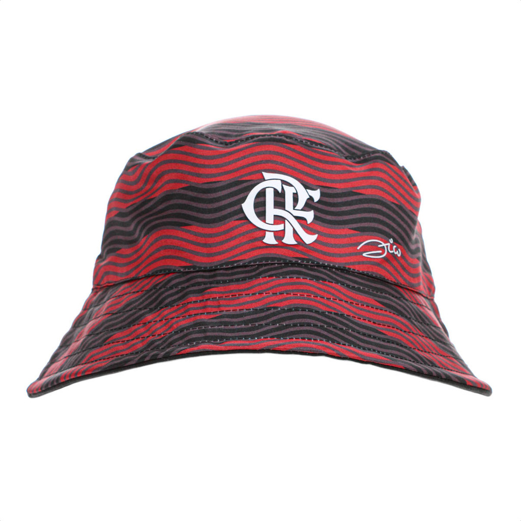 Chapéu Supercap Zico Flamengo Preto e Vermelho - Único
