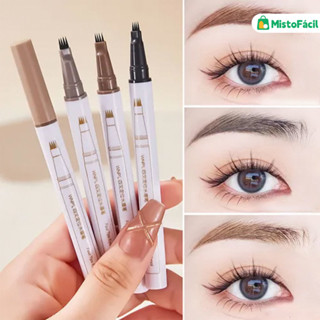 Caneta para Sobrancelha Traço Fino e Natural Tattoo 4 em Oferta na Shopee