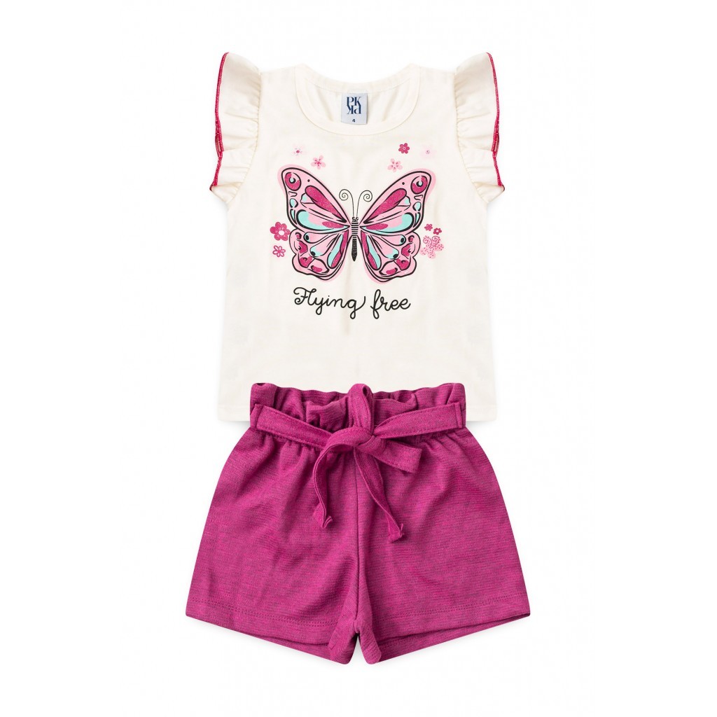 Conjunto Infantil Feminino Voo Livre