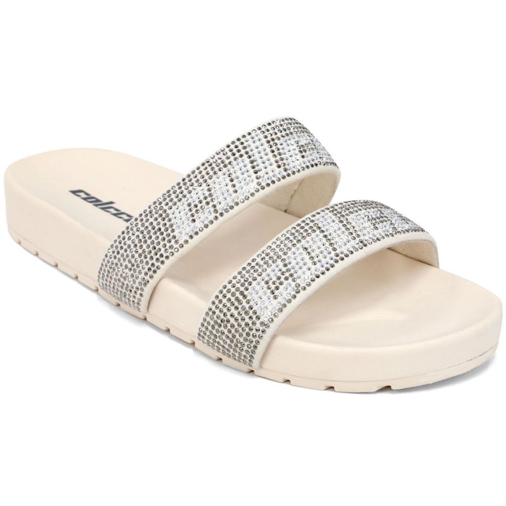 Chinelo Slide Colcci Feminino Creme Strass Conforto e Estilo 401217718-2 em Oferta na Shopee