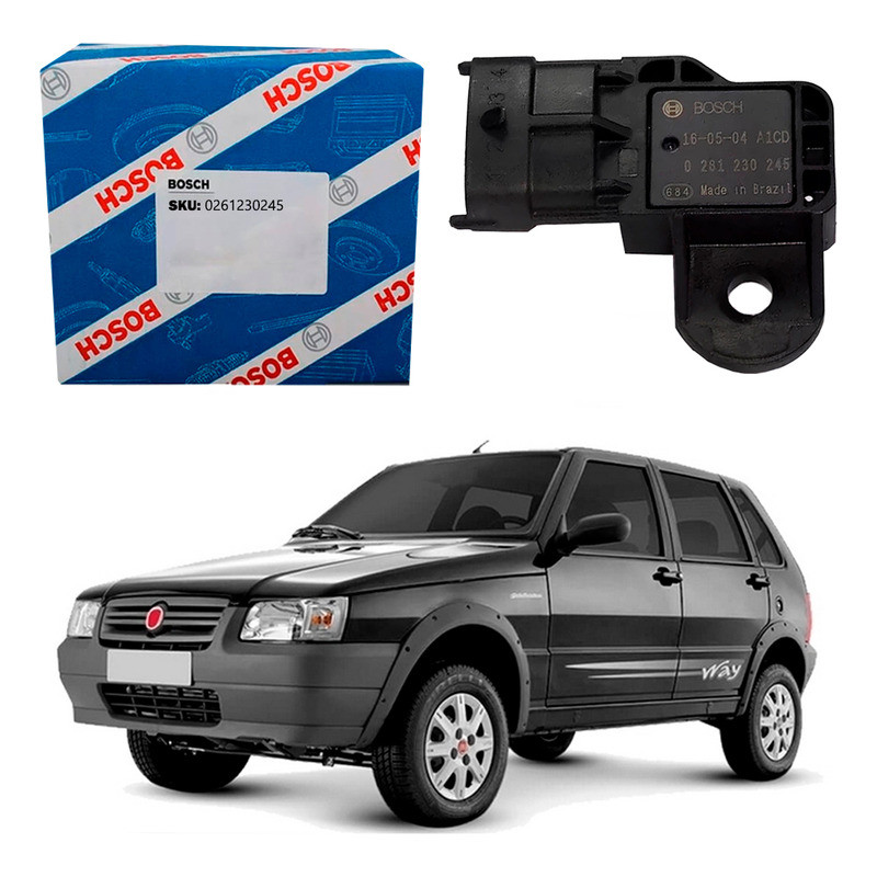Sensor Map Bosch Uno Way 1.0 2008 A 2013 em Oferta na Shopee